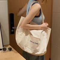 logo large tote bag /4color　NK1180