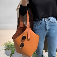 asymmetric strap bucket bag /2color　NK2158