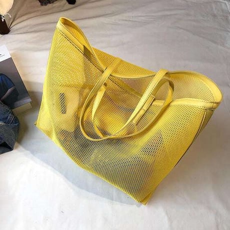 big mesh tote bag /3color　NK1171