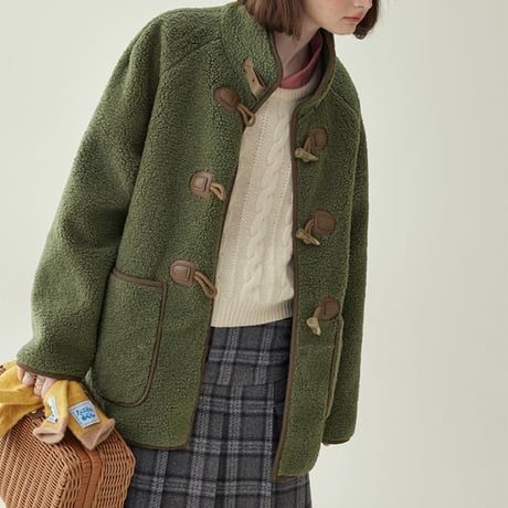 piping boa duffle coat　NK2053