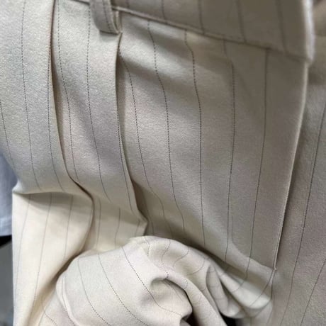 striped tuck pants /2color　NK1161