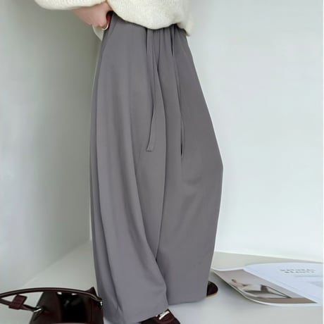 volume tuck wide pants /3color　NK1943