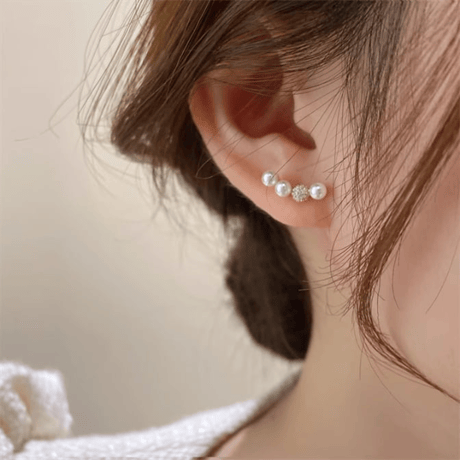 【新品未使用】SMELLY so’　pearl drop pierce 新品未使用】SMELLY so'pearl drop pierce