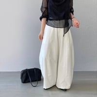 relaxed cocoon wide pants /3color　NK2177