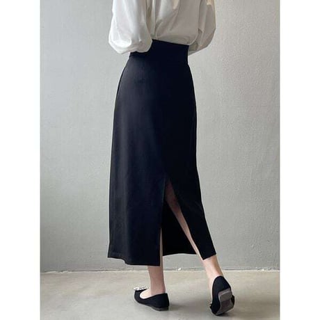 assynmetry tuck skirt /2color　NK1137