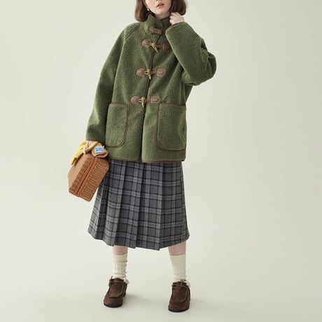 piping boa duffle coat　NK2053