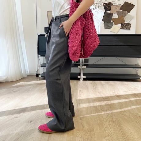 tailored wide leg pants /2color　NK1767