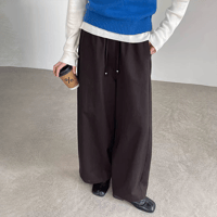 volume wide easy pants /3color　NK1954