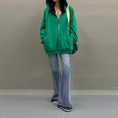 elegant comfort lace hoodie /2color　NK1718