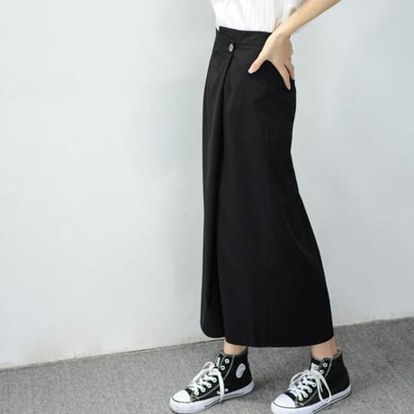 side tack long skirt　NK1165