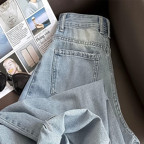 relaxed wide denim pants　NK2193