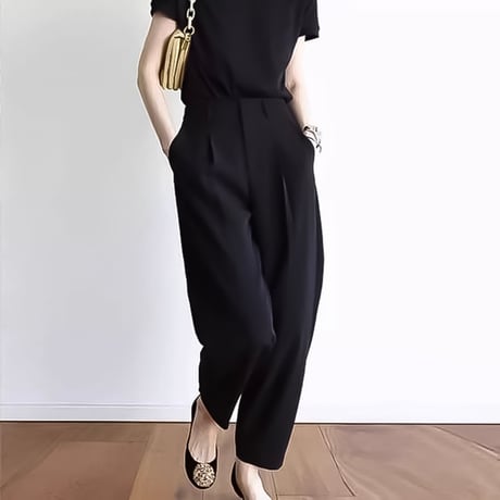 tapered tuck relax pants　NK2181