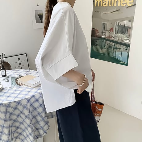 relaxed dolman sleeve top /2color　NK2250