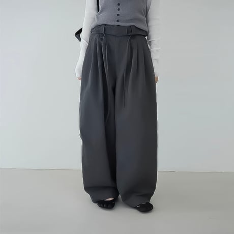 relaxed wrap wide pants /3coloe　NK2190