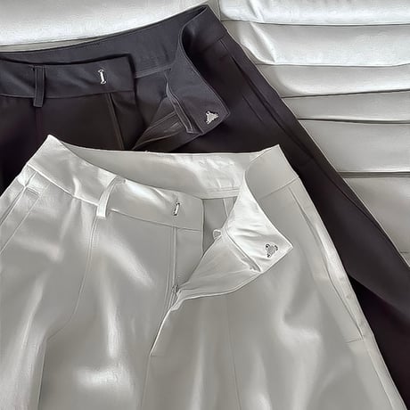curved wide cocoon pants /2color　NK2194