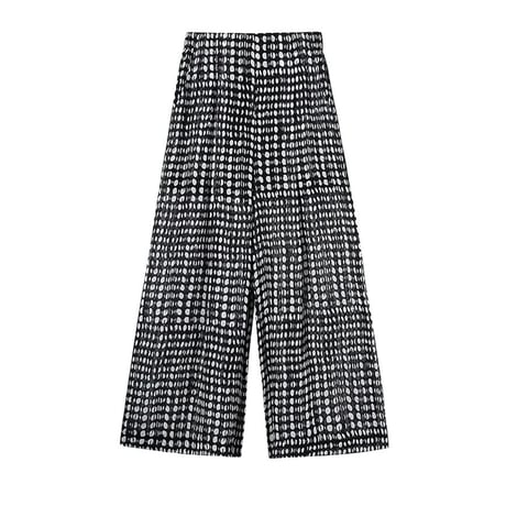 sheer random dot wide pants NK1360