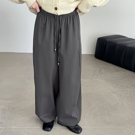 volume wide easy pants /3color　NK1954
