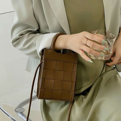 mesh mini shoulder bag /4color　NK1197