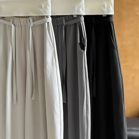 volume tuck wide pants /3color　NK1943