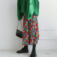 stained a-line skirt　NK1717
