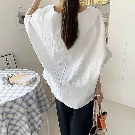 relaxed dolman sleeve top /2color　NK2250