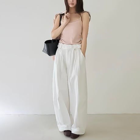 relaxed wrap wide pants /3coloe　NK2190