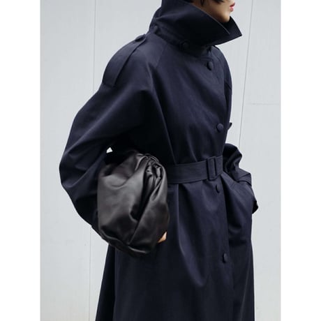 stand collar trench coat /2color　NK1283
