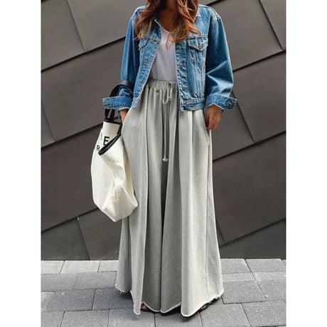 wide sweat pants /2color　NK1370