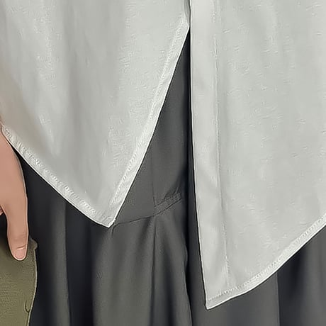 asymmetry slit box t-shirt /2color　NK2295