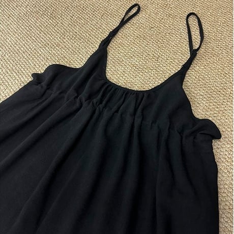 gather camisole wide all-in-one /2color　NK1824