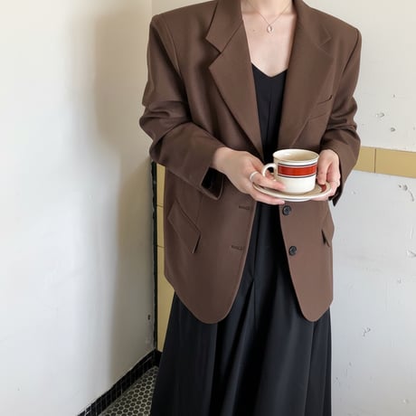 classic tailored blazer /2color　NK1979