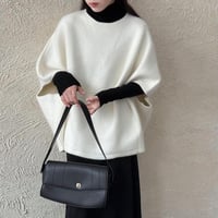 dolman cocoon knit vest /3color　NK2081