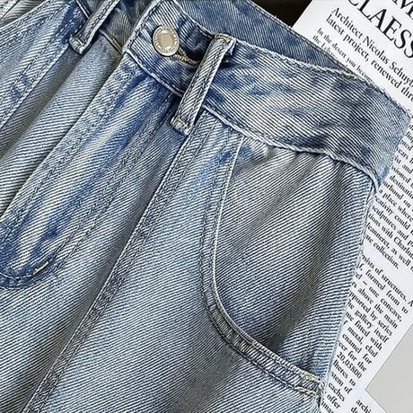 relaxed wide denim pants　NK2193