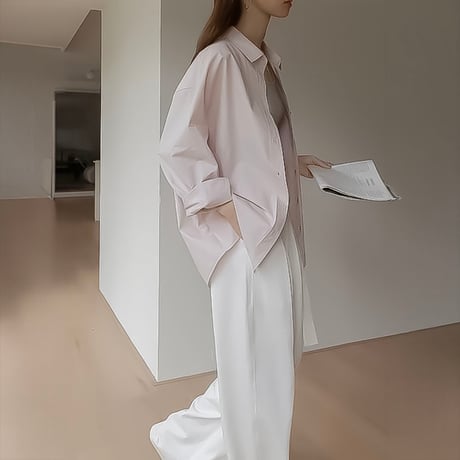 belted tuck wide pants /3color　NK2232