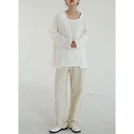 long cut and sew tops　NK1068