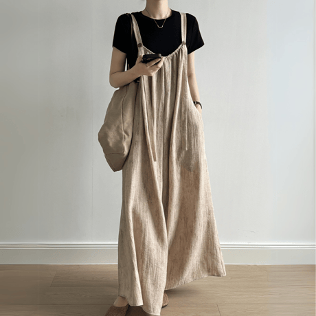 blend wide silhouette salopette　NK1579