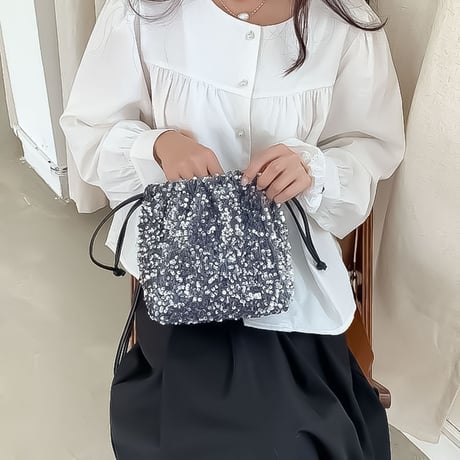 striped oversized tote bag /3color　NK2342