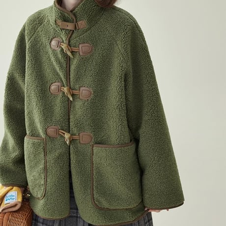 piping boa duffle coat　NK2053