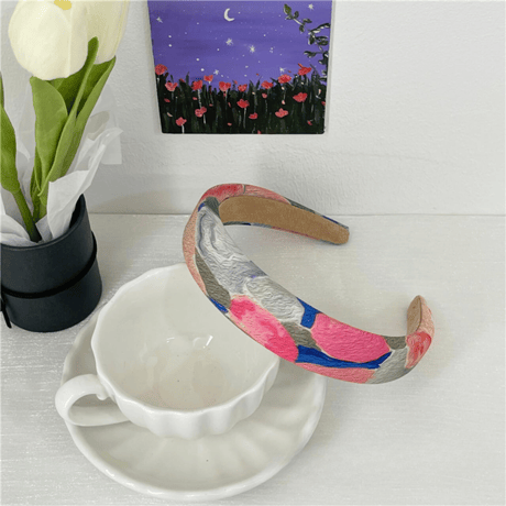 color paint hair headband /3color　NK1601