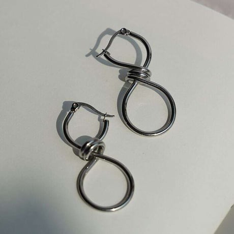 twist design pierce /2color　NK1203