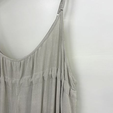 gather camisole wide all-in-one /2color　NK1824