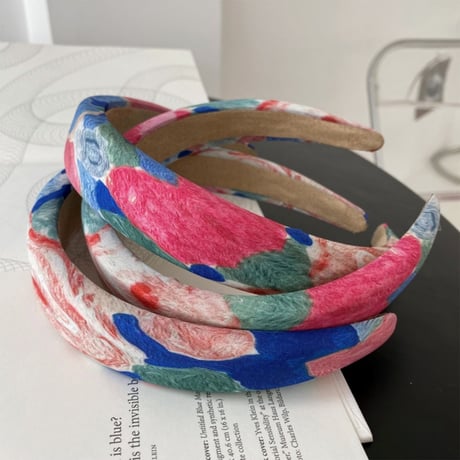 color paint hair headband /3color　NK1601