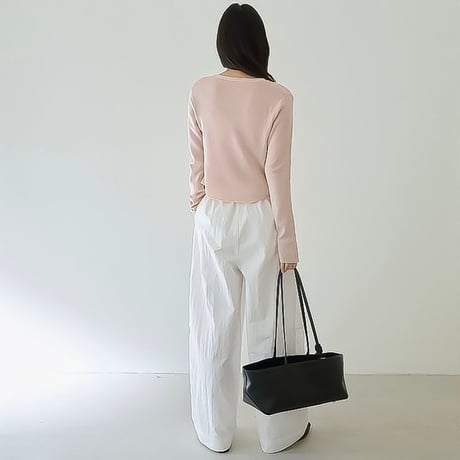 relaxed wrap wide pants /3coloe　NK2190