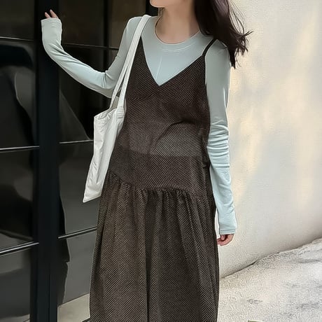 center seam long sleeve knit /4color　NK2310