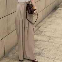high waist ribbon wide pants /3color　NK1400