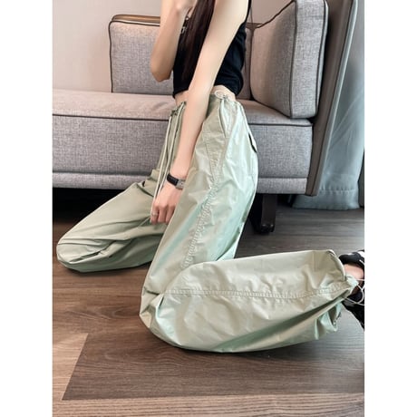 draw string cargo pants /3color　NK1363