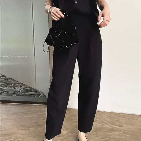tapered tuck relax pants　NK2181