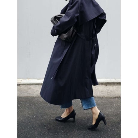 stand collar trench coat /2color　NK1283