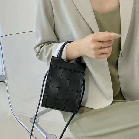 mesh mini shoulder bag /4color　NK1197