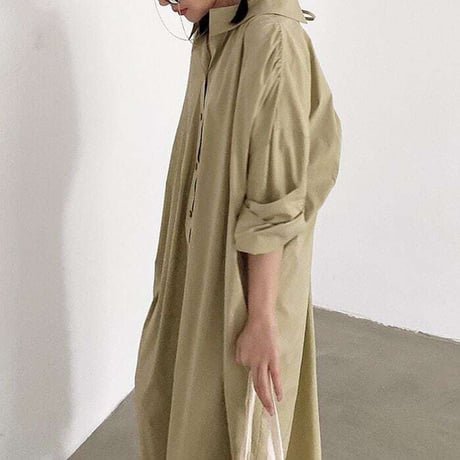 back drape shirt one-piece　NK1105